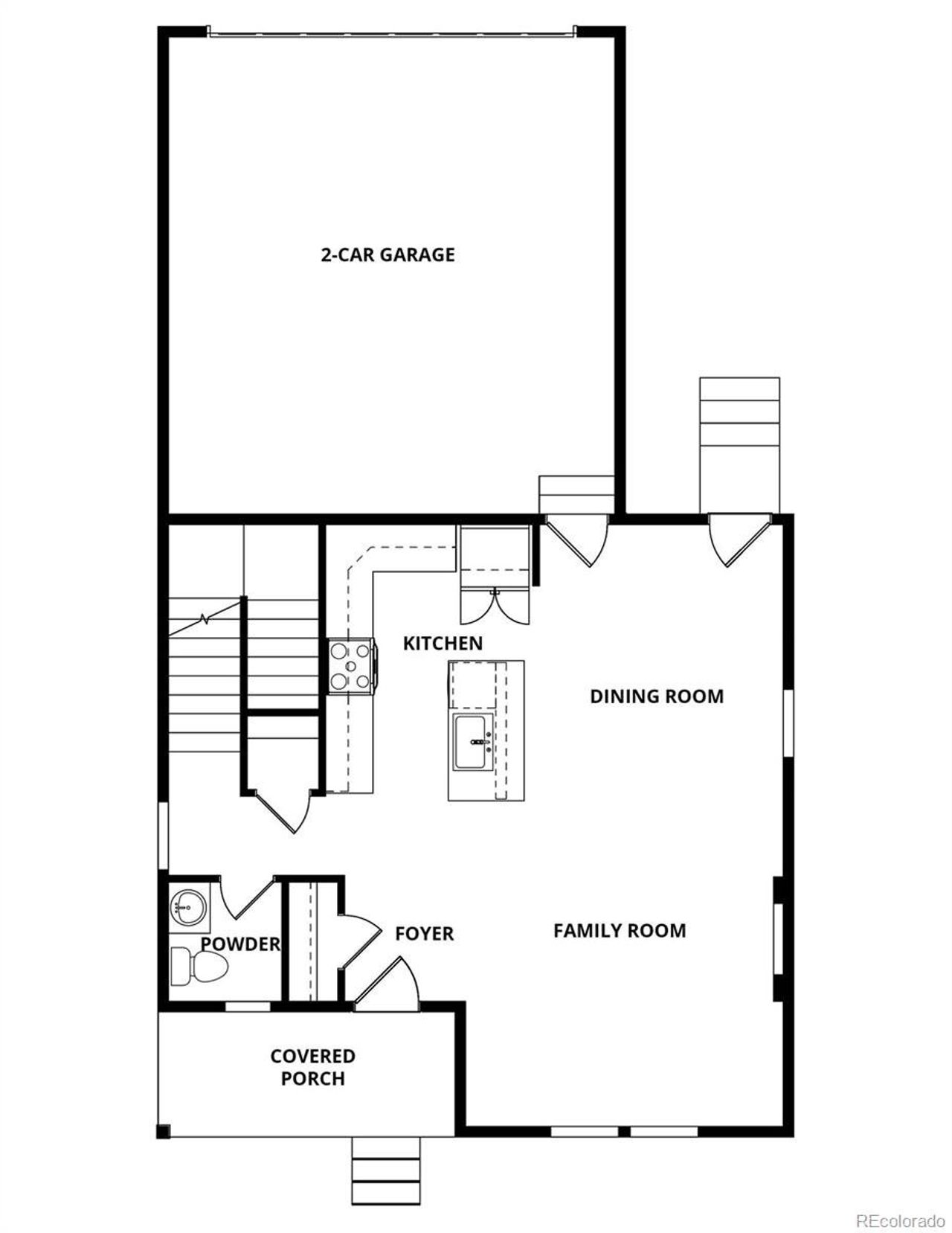 2D floor plan layout of this home in Farmstead, Berthoud, CO (Image 2).