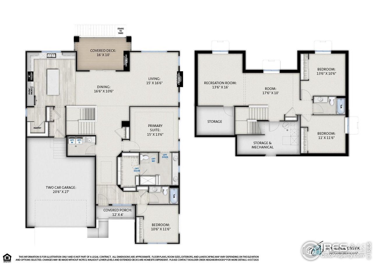 2D floor plan layout of this home in , Fort Collins, CO (Image 2).