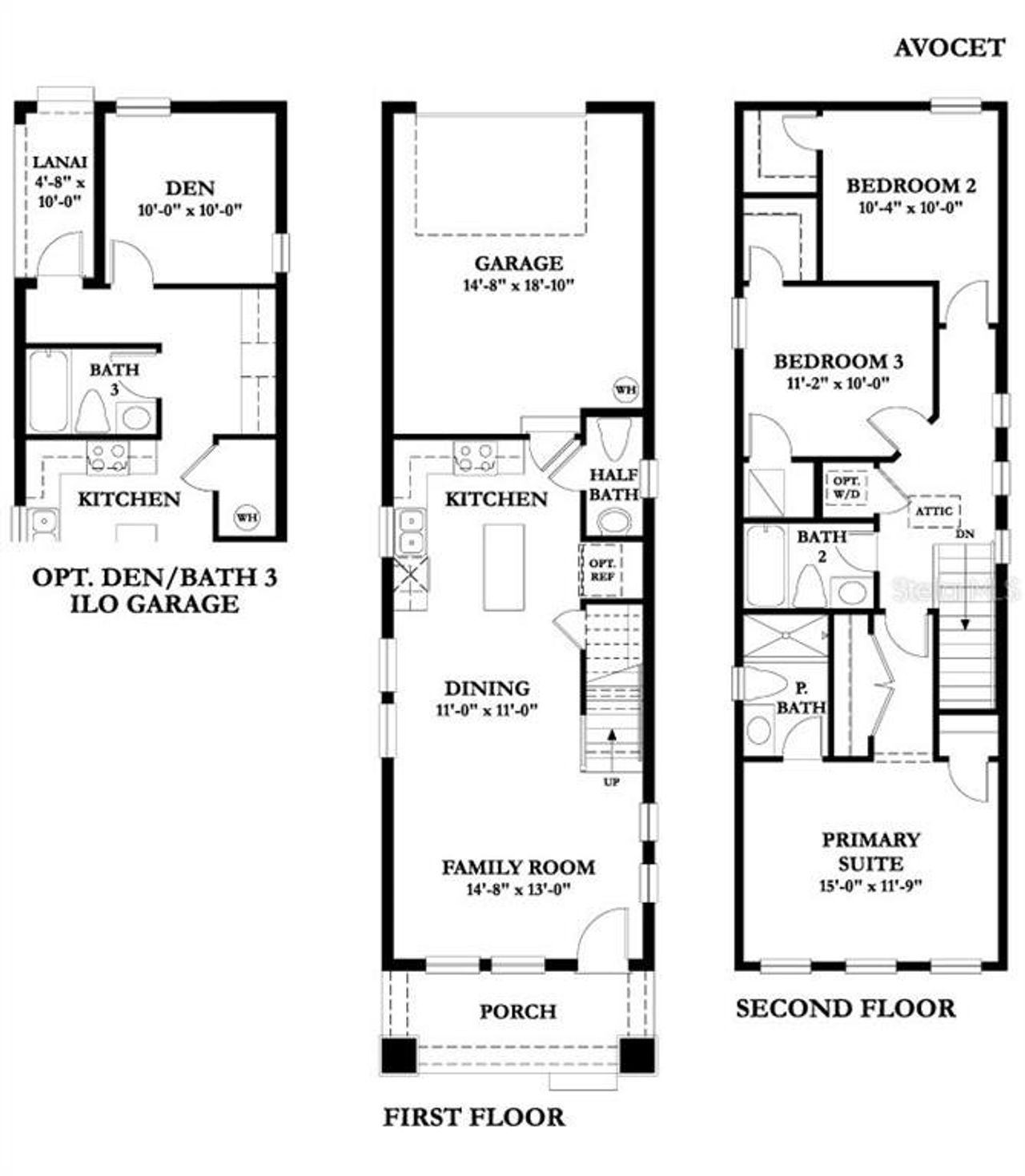 2D floor plan layout of this home in , Tampa, FL (Image 2).