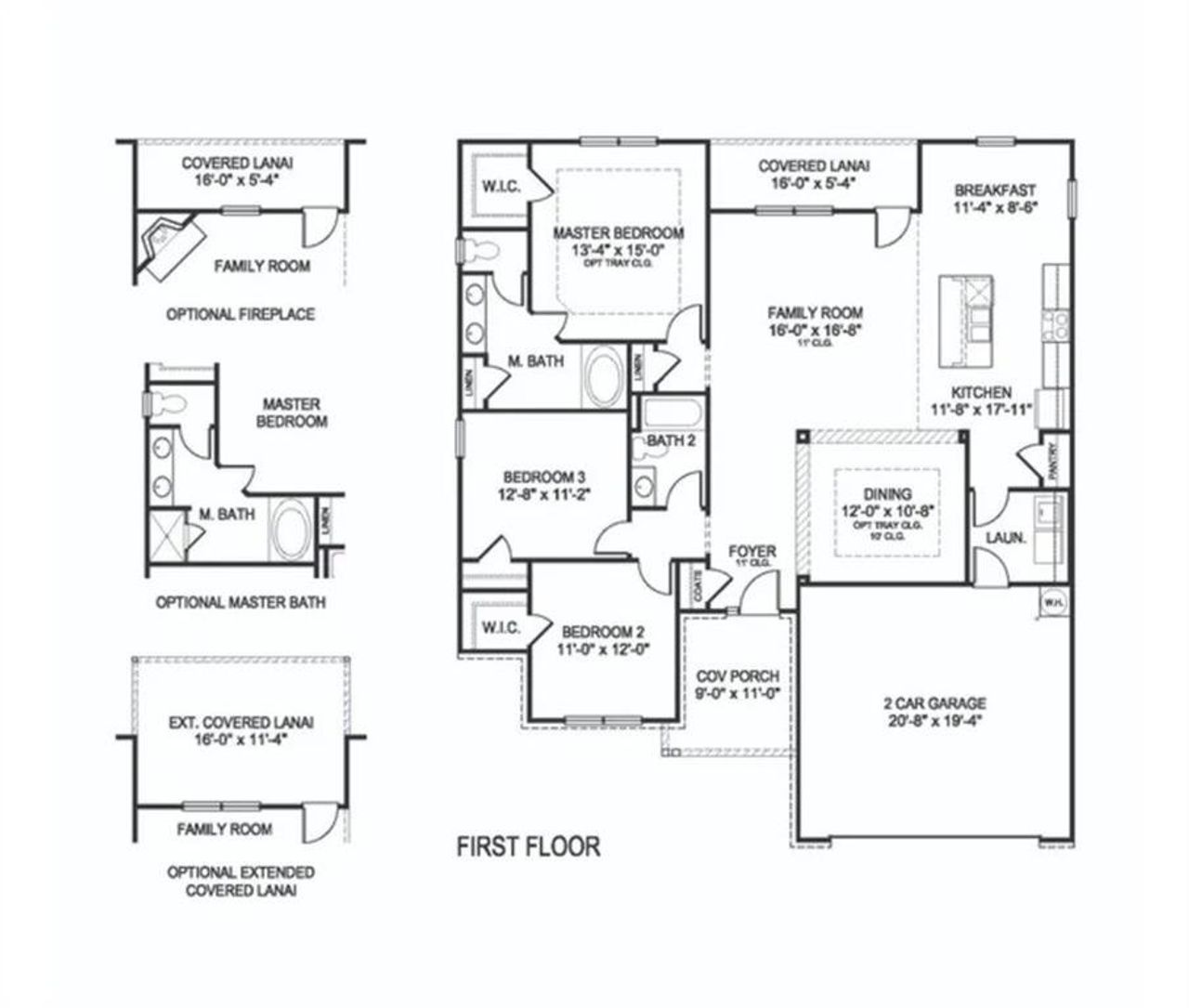 2D floor plan layout of this home in The Fields of Walnut Creek, Pendergrass, GA (Image 2). 2D floor plan layout of this home in The Fields of Walnut Creek, Pendergrass, GA (Image 2).