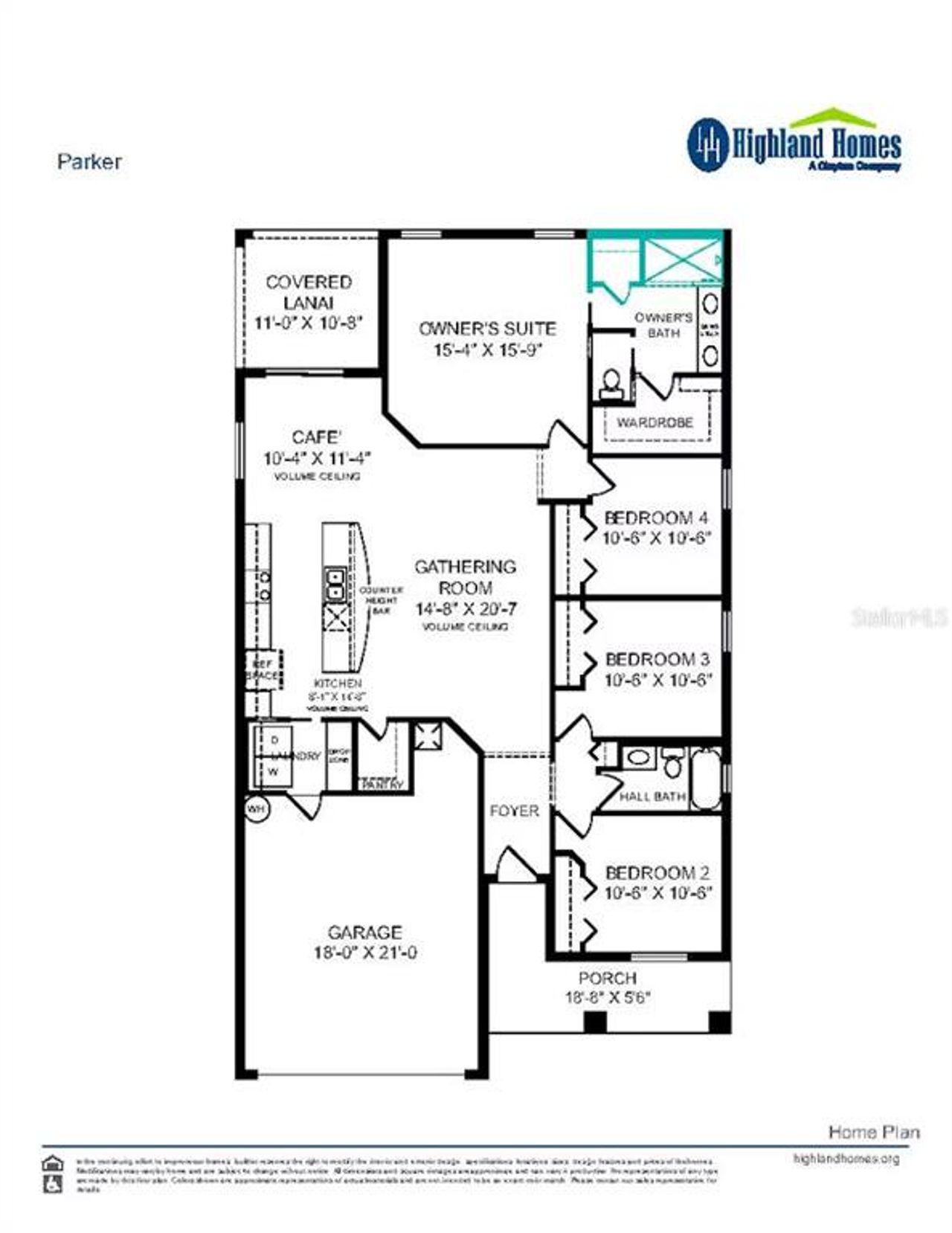2D floor plan layout of this home in Cypress Ridge Ranch, Wimauma, FL (Image 2).