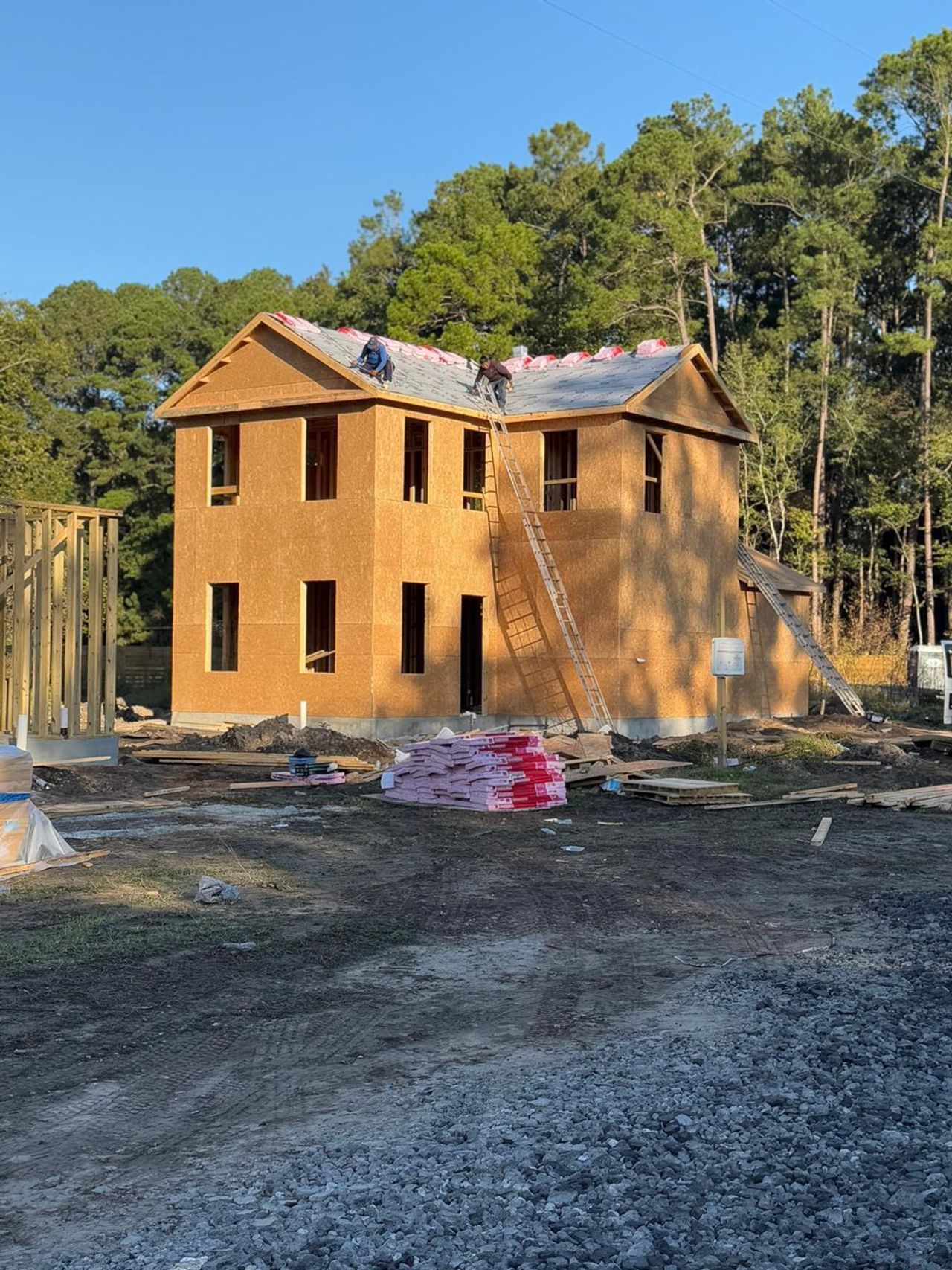 In-progress construction of a new home in , Summerville, SC (Image 2).
