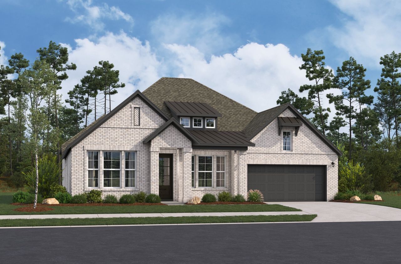 Representative exterior photo of a completed home built from the Bandera by Beazer Homes in Johnson Ranch, San Antonio, TX (Image 2).