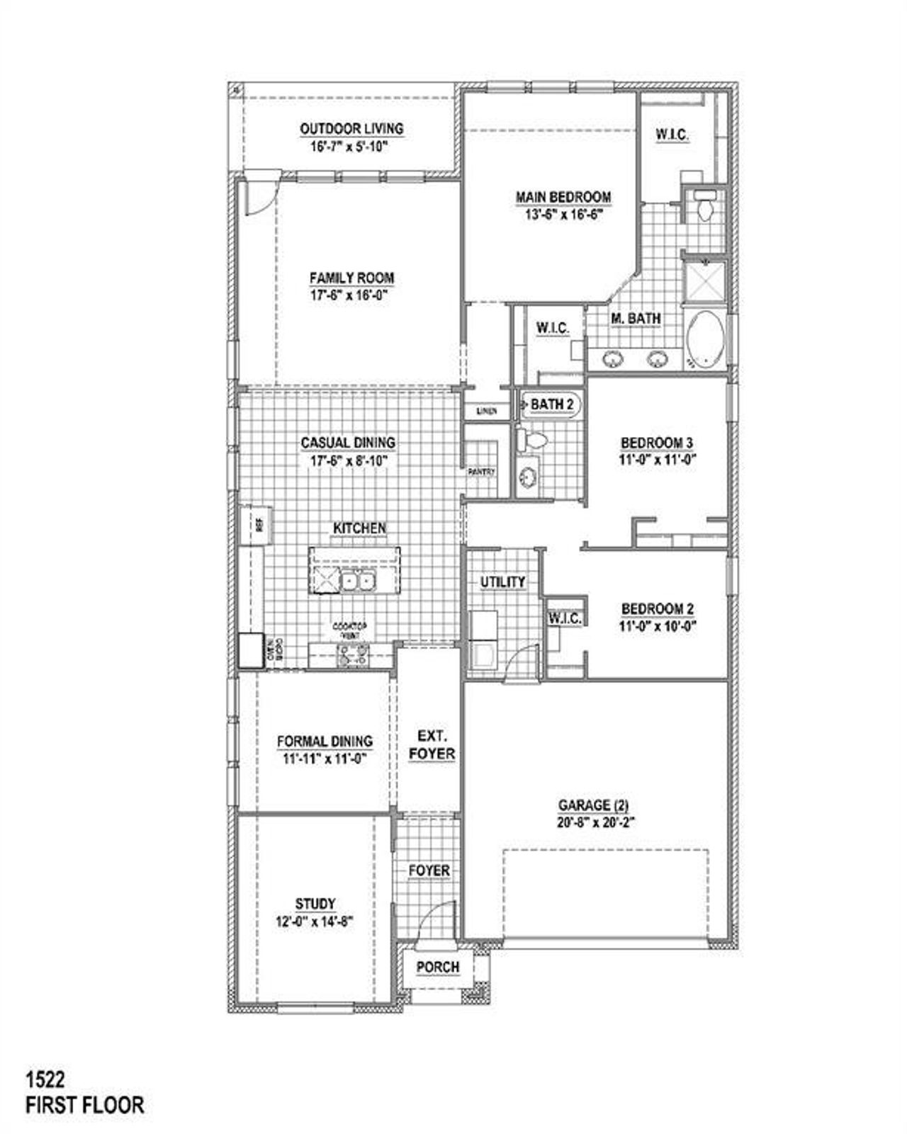 2D floor plan layout of this home in , Haslet, TX (Image 2). 2D floor plan layout of this home in , Haslet, TX (Image 2).