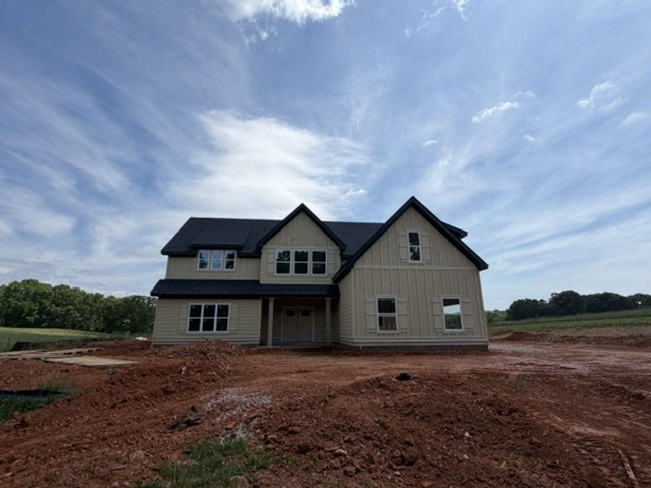 In-progress construction of a new home in Blackwelder Bluff, Bowdon, GA (Image 2).
