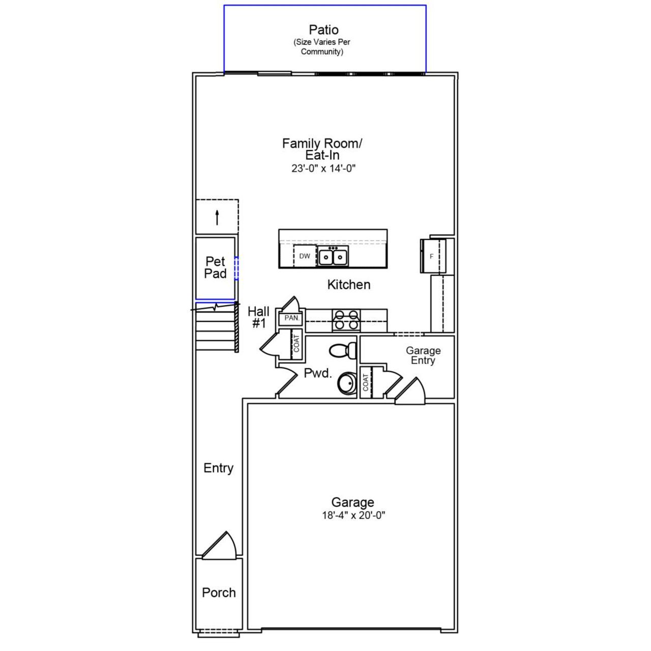 2D floor plan layout of this home in Sweetbrier, Durham, NC (Image 2). 2D floor plan layout of this home in Sweetbrier, Durham, NC (Image 2).