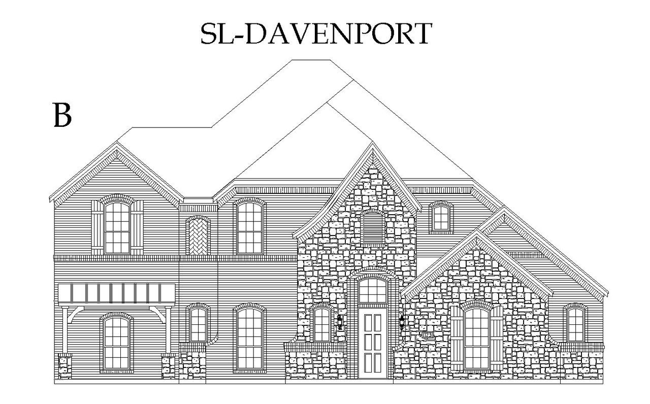 Representative rendering of the exterior for the Davenport by Windsor Homes (Image 2). Representative rendering of the exterior for the Davenport by Windsor Homes (Image 2).