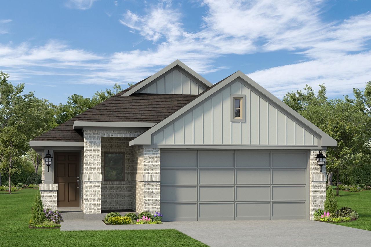 Representative exterior photo of a completed home built from the The Lavaca by Autograph Homes in Aldeana, Bonney, TX (Image 2).