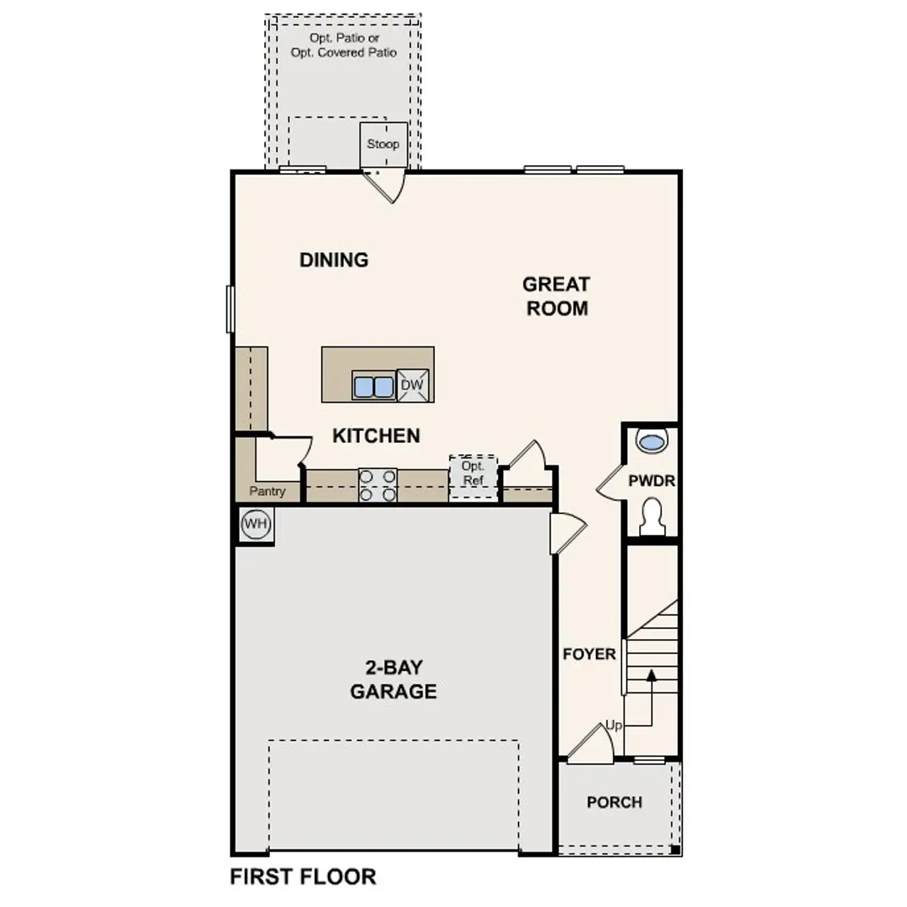 2D floor plan layout of this home in Senna, Leon Valley, TX (Image 2).