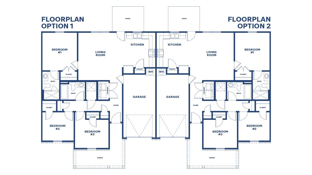 2D floor plan layout of this home in Remington Chase, Perry, GA (Image 2).