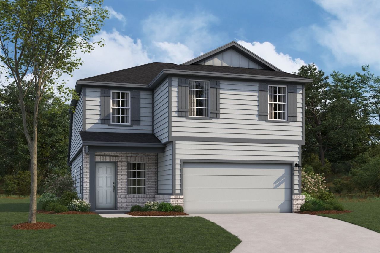 Larkspur Elevation B Larkspur Elevation B