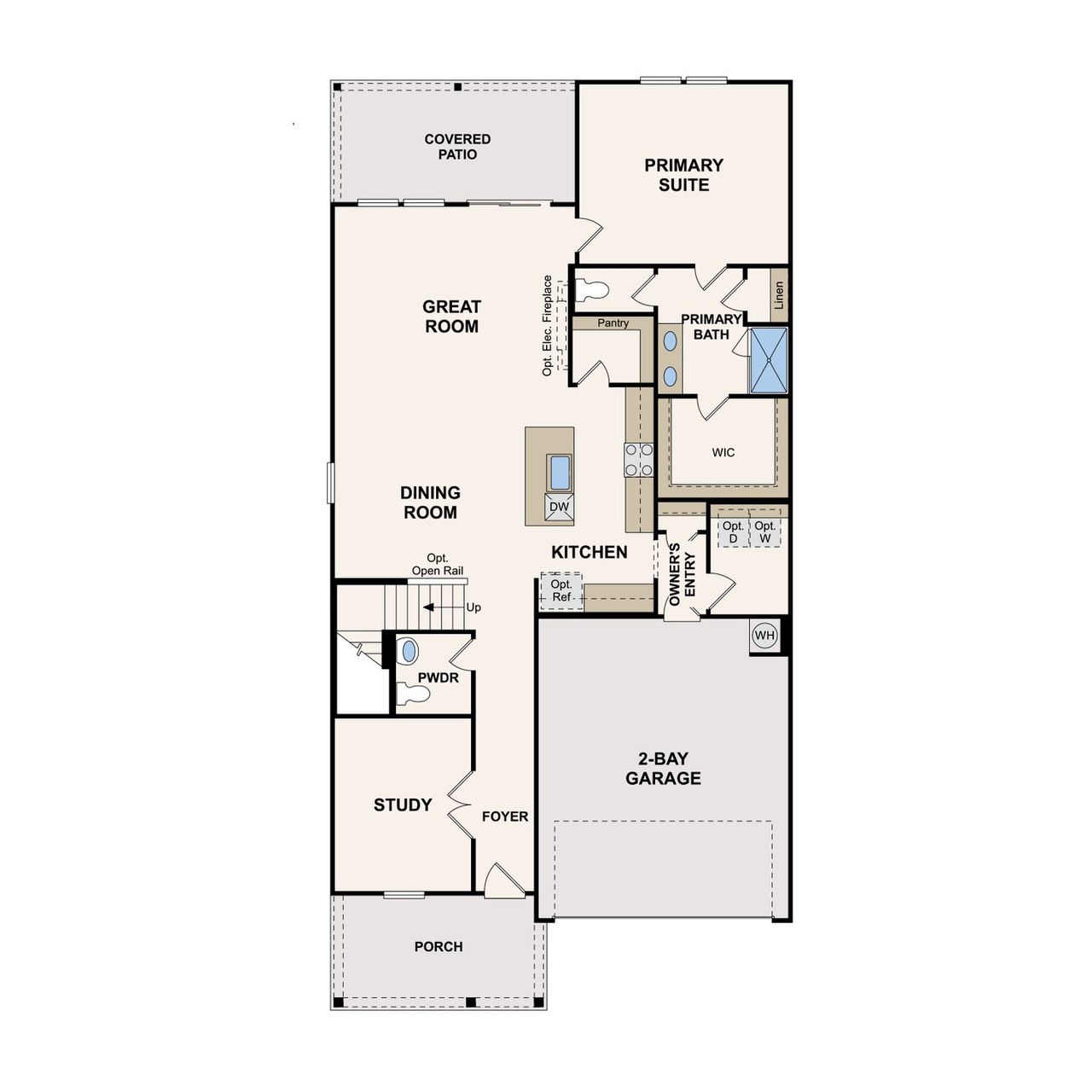 2D floor plan layout of this home in Canebrake at Hickory Hills, Old Hickory, TN (Image 2). 2D floor plan layout of this home in Canebrake at Hickory Hills, Old Hickory, TN (Image 2).