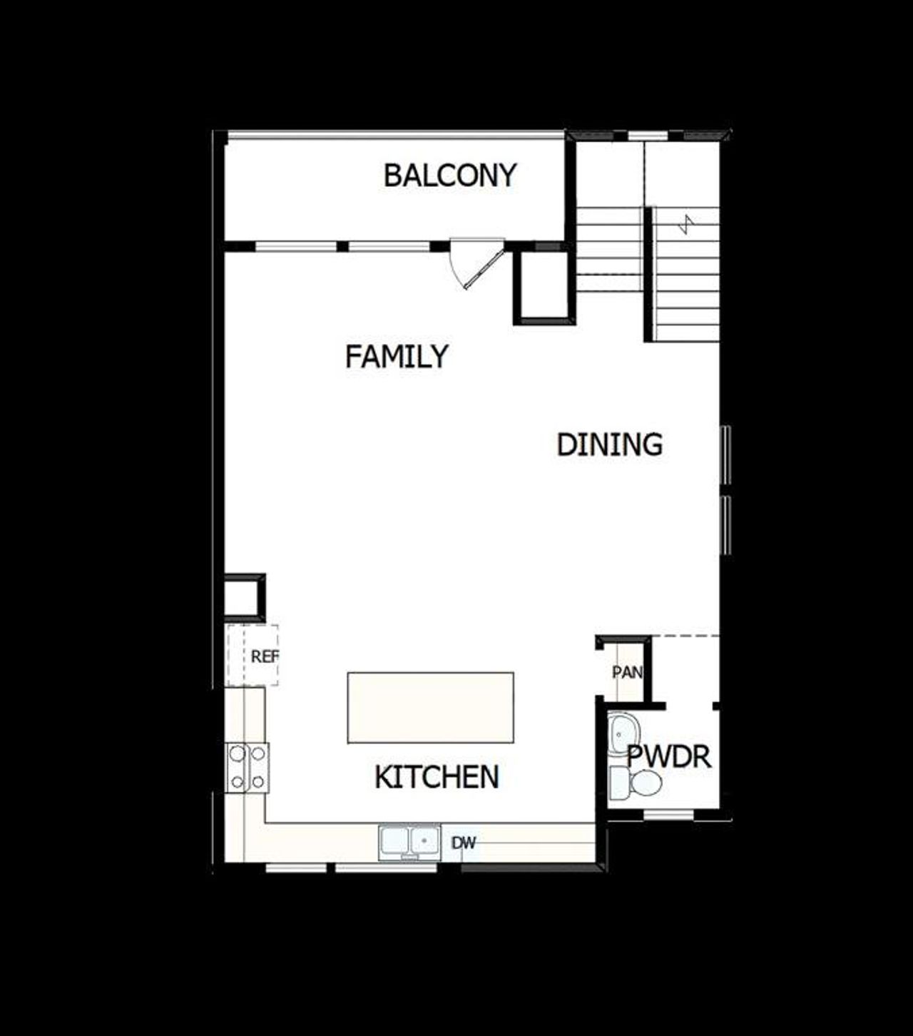 2D floor plan layout of this home in Trails at Waterside - Villas Series, Fort Worth, TX (Image 2). 2D floor plan layout of this home in Trails at Waterside - Villas Series, Fort Worth, TX (Image 2).