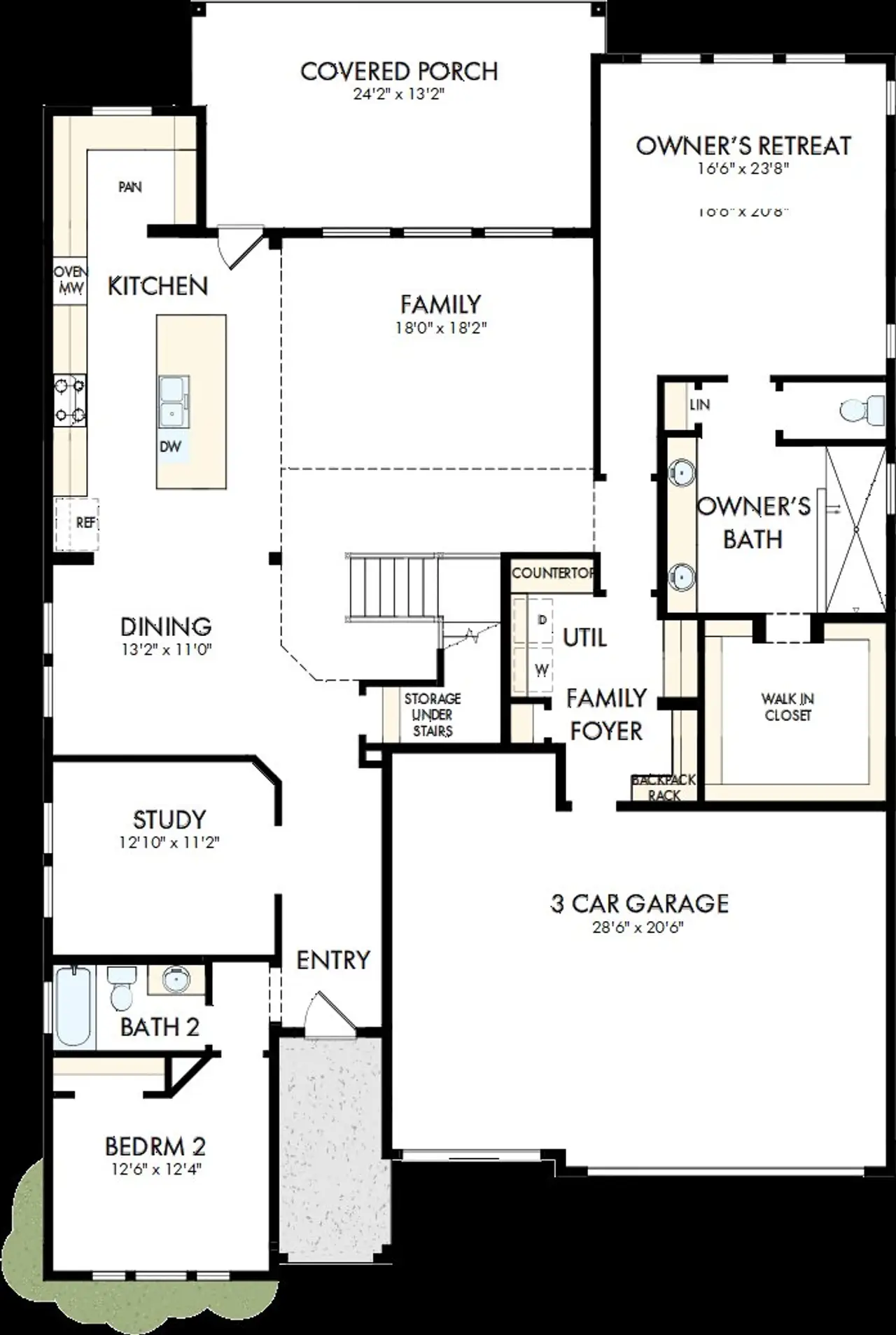2D floor plan layout of this home in The Ridge at Northlake, Northlake, TX (Image 2). 2D floor plan layout of this home in The Ridge at Northlake, Northlake, TX (Image 2).
