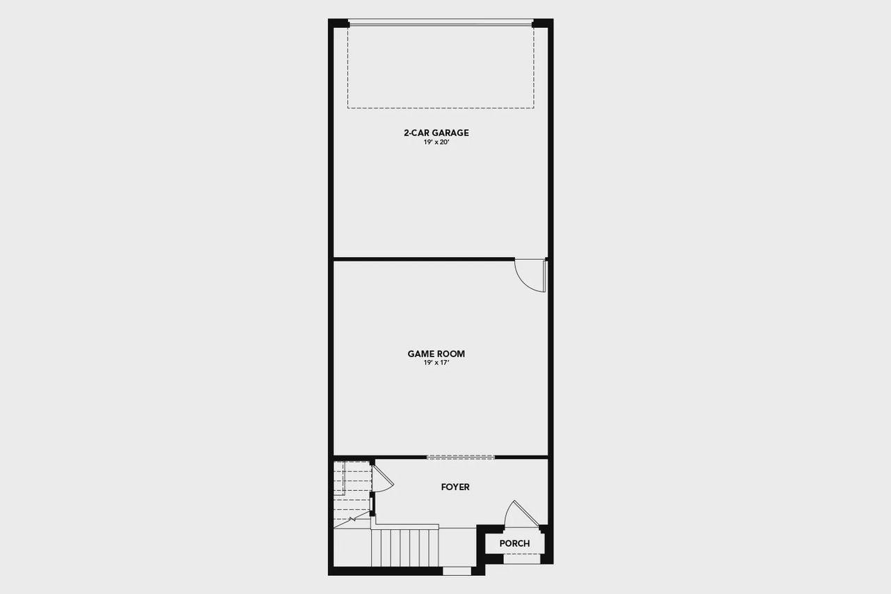 2D floor plan layout of this home in Collin Creek, Plano, TX (Image 2).