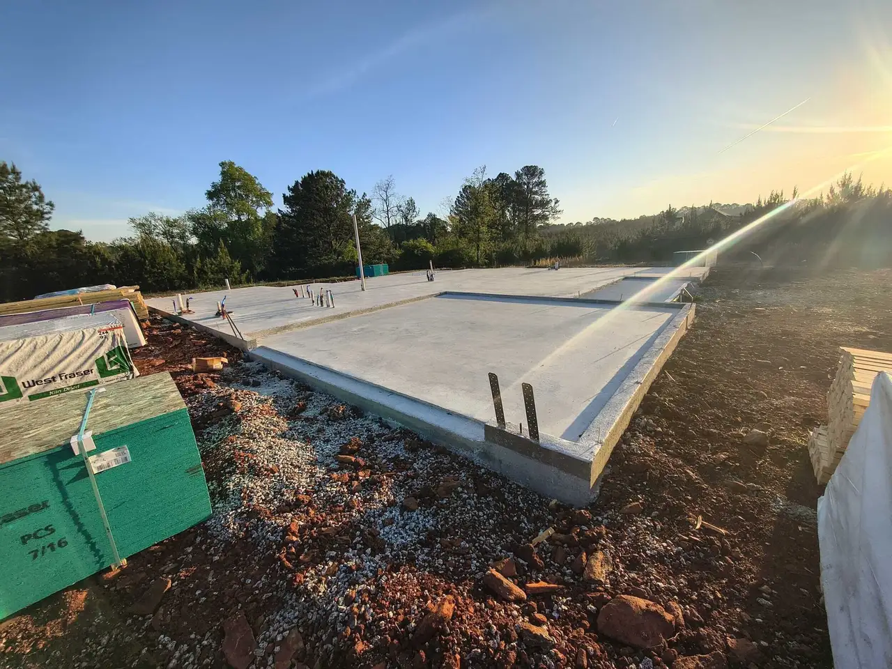 Site preparation for new homesites in The Dairy, Hogansville (Image 2).