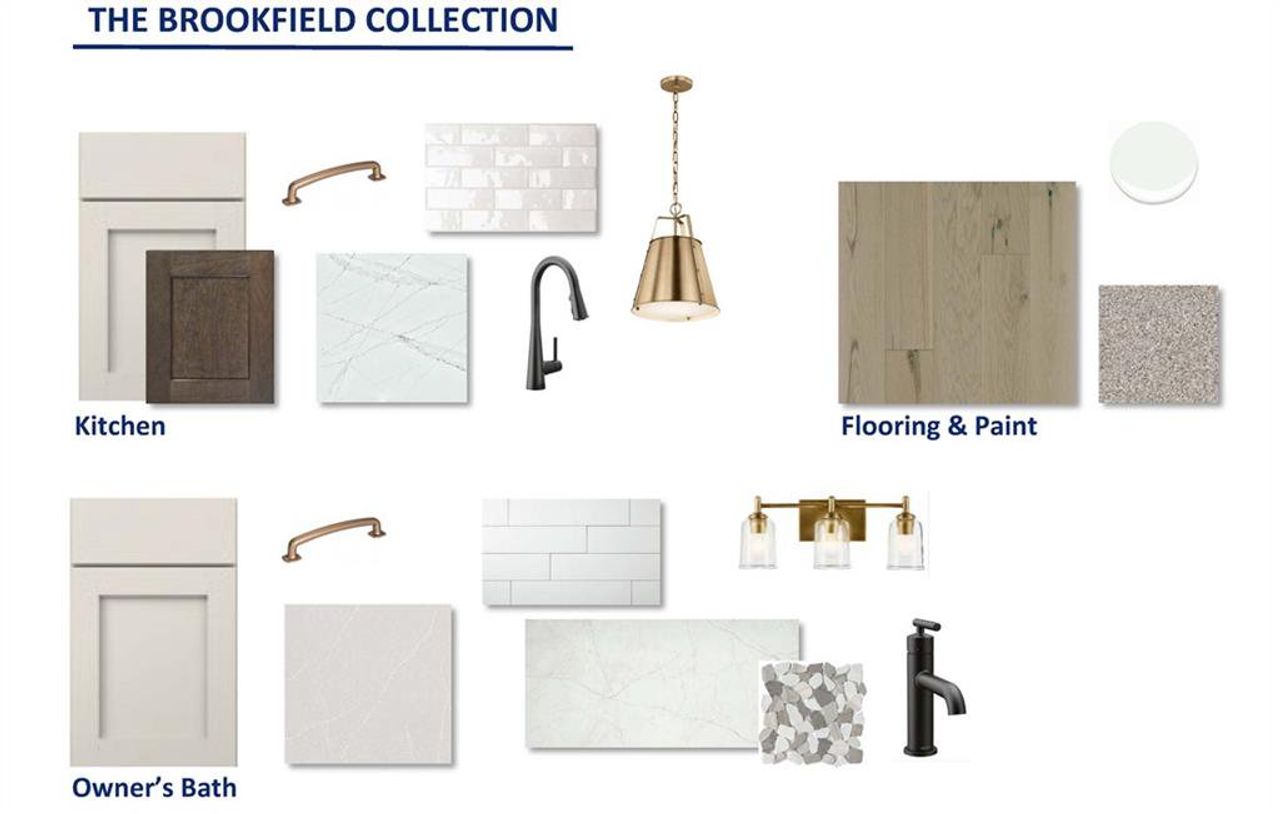 Sample of building materials used in homes in Old Mill Preserve, Dallas (Image 2).