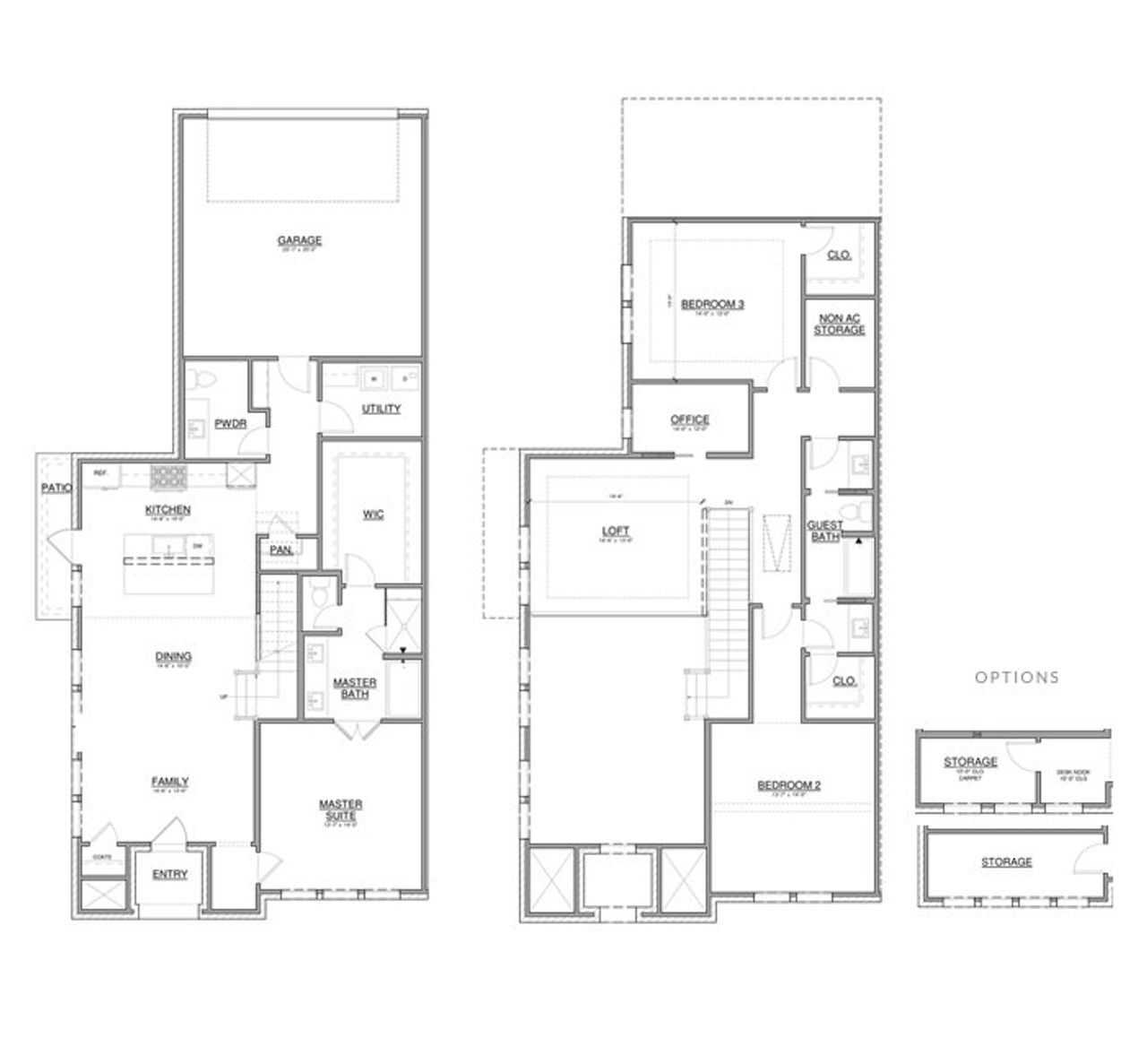 2D floor plan layout for the Grant by Centre Living Homes in Newman Village Townhomes, Frisco, TX (Image 2). 2D floor plan layout for the Grant by Centre Living Homes in Newman Village Townhomes, Frisco, TX (Image 2).