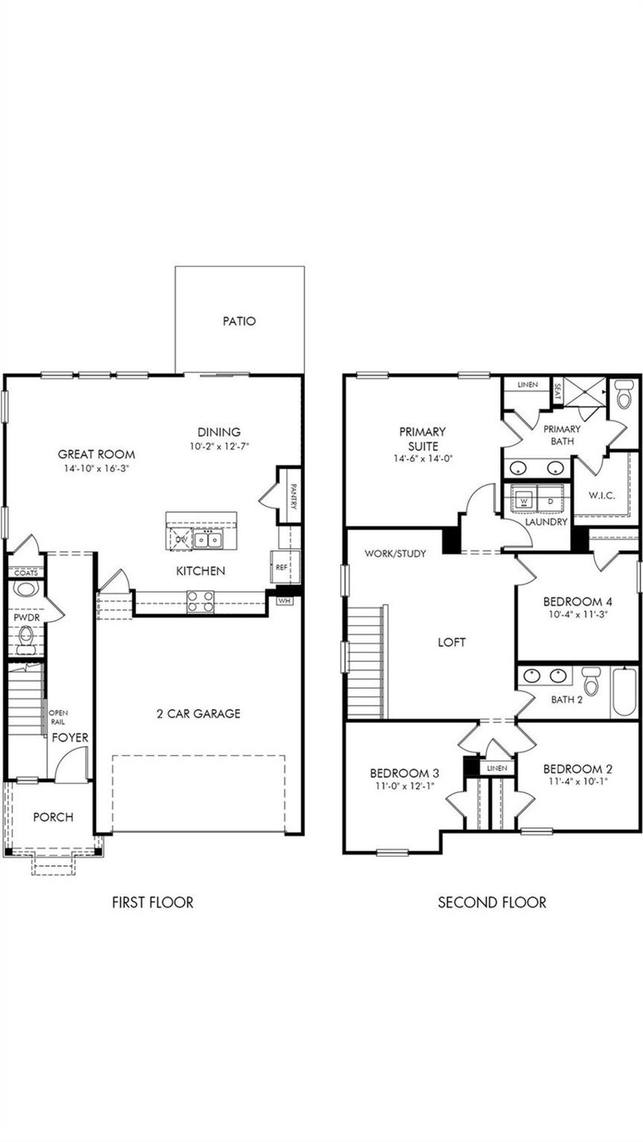 2D floor plan layout of this home in , Newton, NC (Image 2).