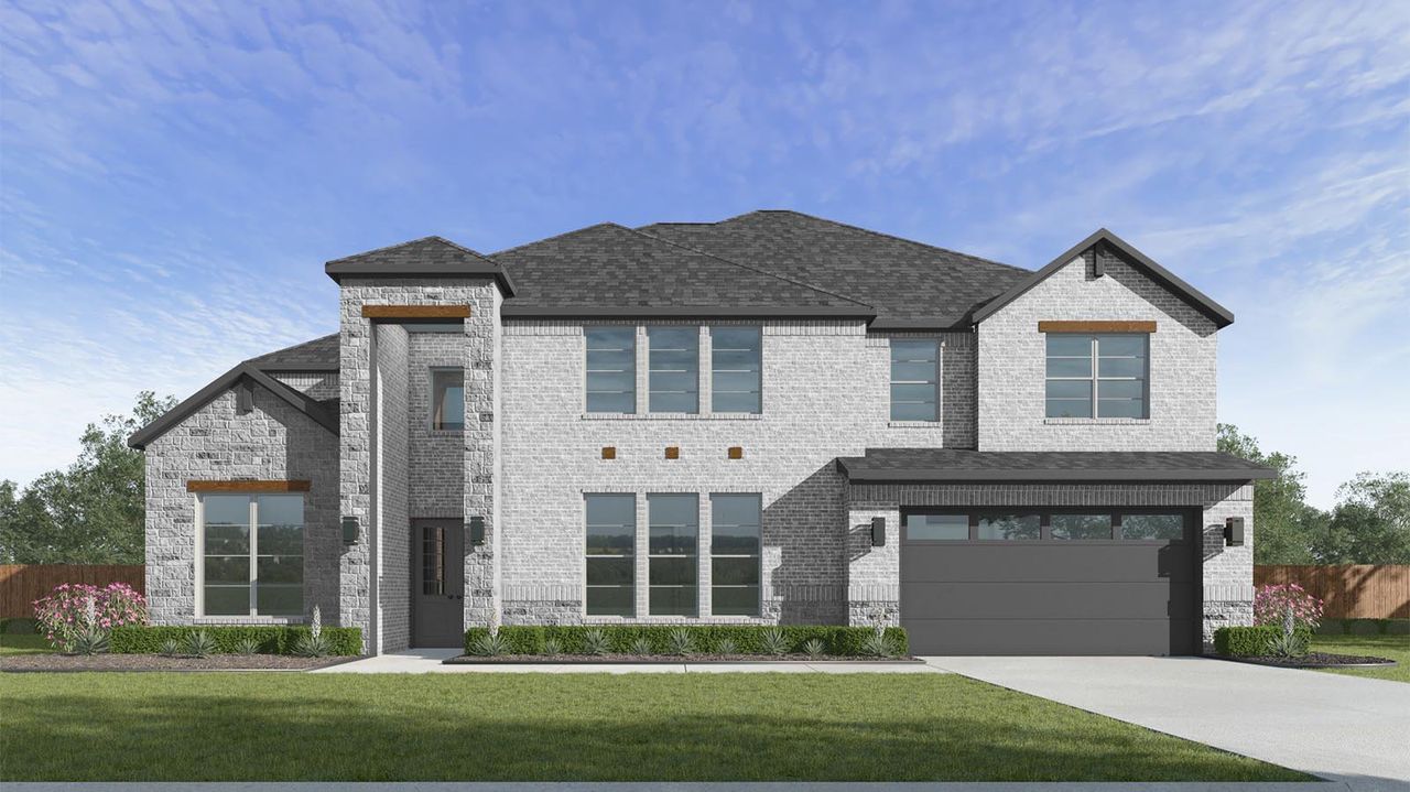 Representative exterior photo of a completed home built from the Capri by D.R. Horton in Friendswood Trails, Friendswood, TX (Image 2).