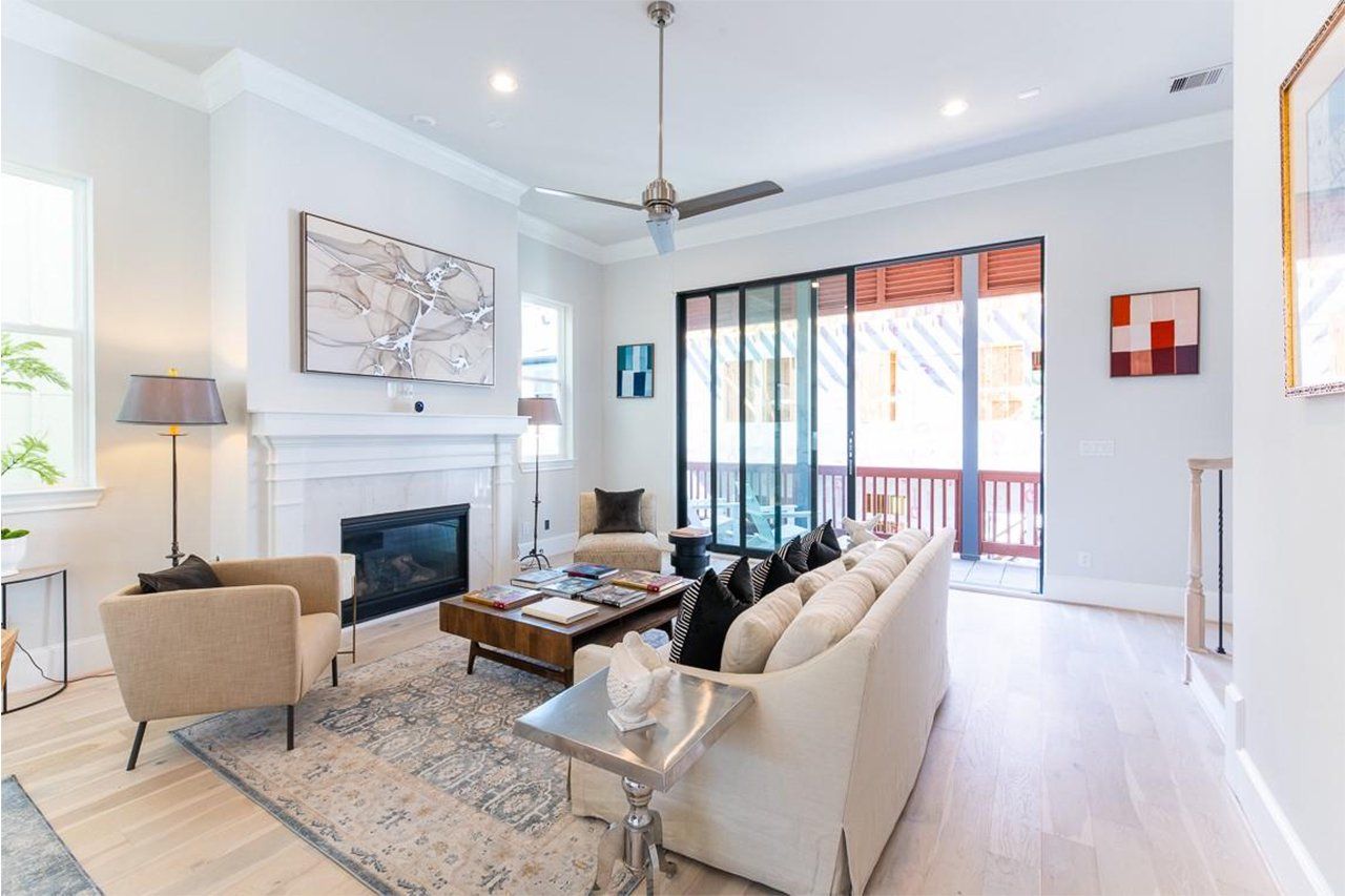 Furnished interior view inside a new home in Eastwood Green, Houston (Image 2).