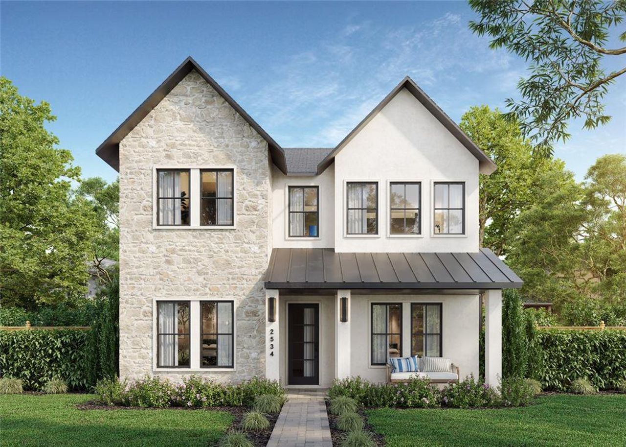 Front exterior of a new home in , St. Petersburg, FL, highlighting curb appeal (Image 2).