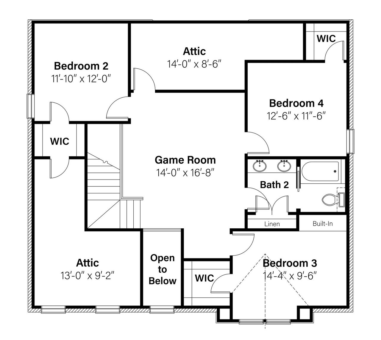 2D floor plan layout for the Sydney by St. Vincent Homes in Solterra, Mesquite, TX (Image 2). 2D floor plan layout for the Sydney by St. Vincent Homes in Solterra, Mesquite, TX (Image 2).