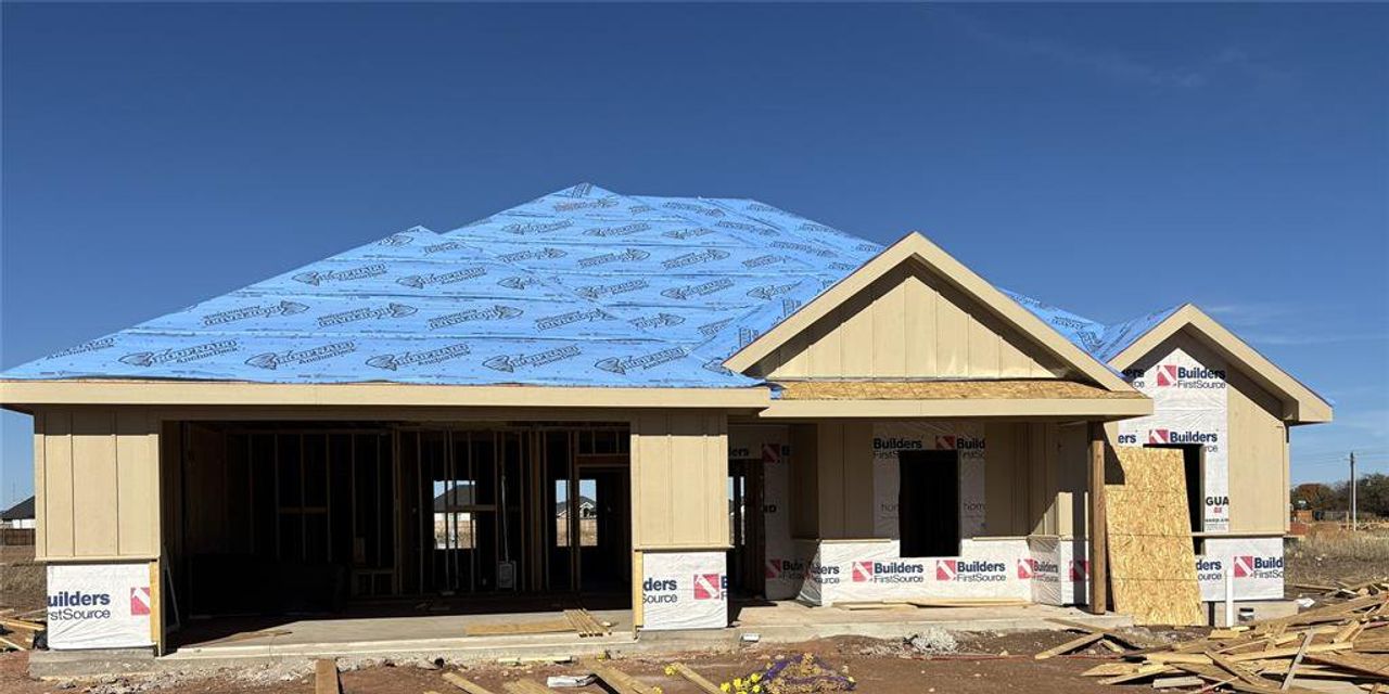 In-progress construction of a new home in , Abilene, TX (Image 2). In-progress construction of a new home in , Abilene, TX (Image 2).