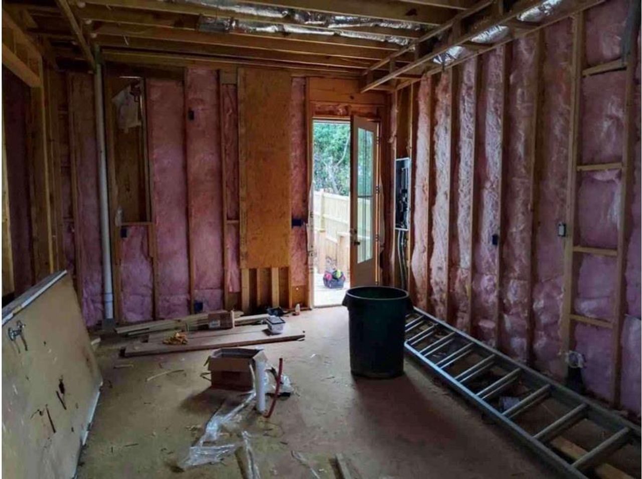 In-progress construction of a new home in , Atlanta, GA (Image 2).