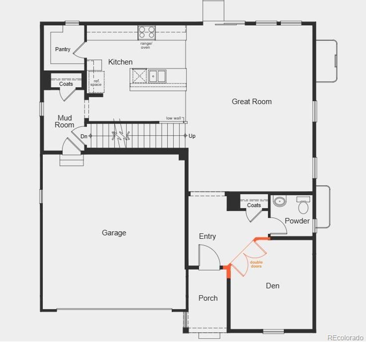 2D floor plan layout of this home in , Erie, CO (Image 2). 2D floor plan layout of this home in , Erie, CO (Image 2).