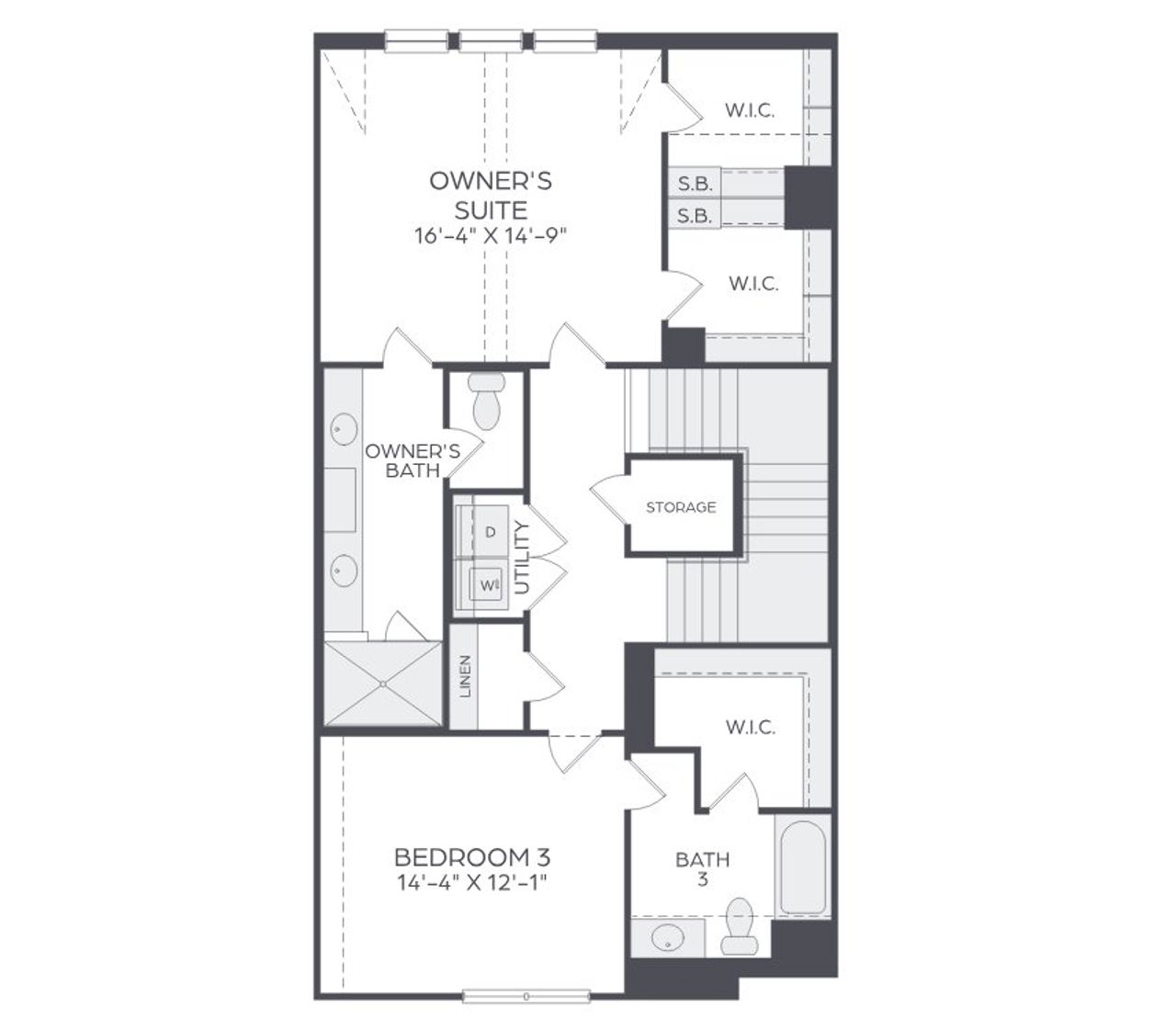 2D floor plan layout for the Hogan by Cadence Homes in Linkside Las Colinas, Irving, TX (Image 2). 2D floor plan layout for the Hogan by Cadence Homes in Linkside Las Colinas, Irving, TX (Image 2).