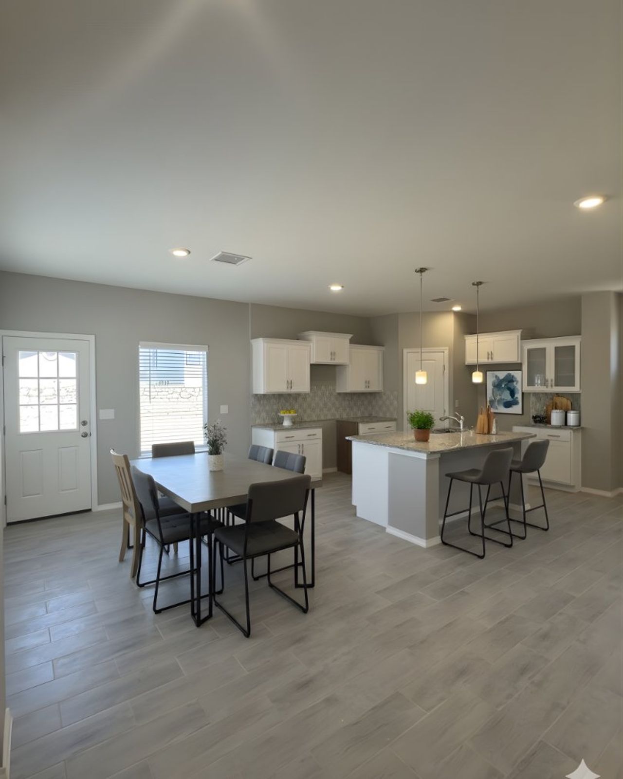 Representative furnished interior of a home built from the Athena 1599 SM by Saratoga Homes in Crossland, El Paso (Image 2).