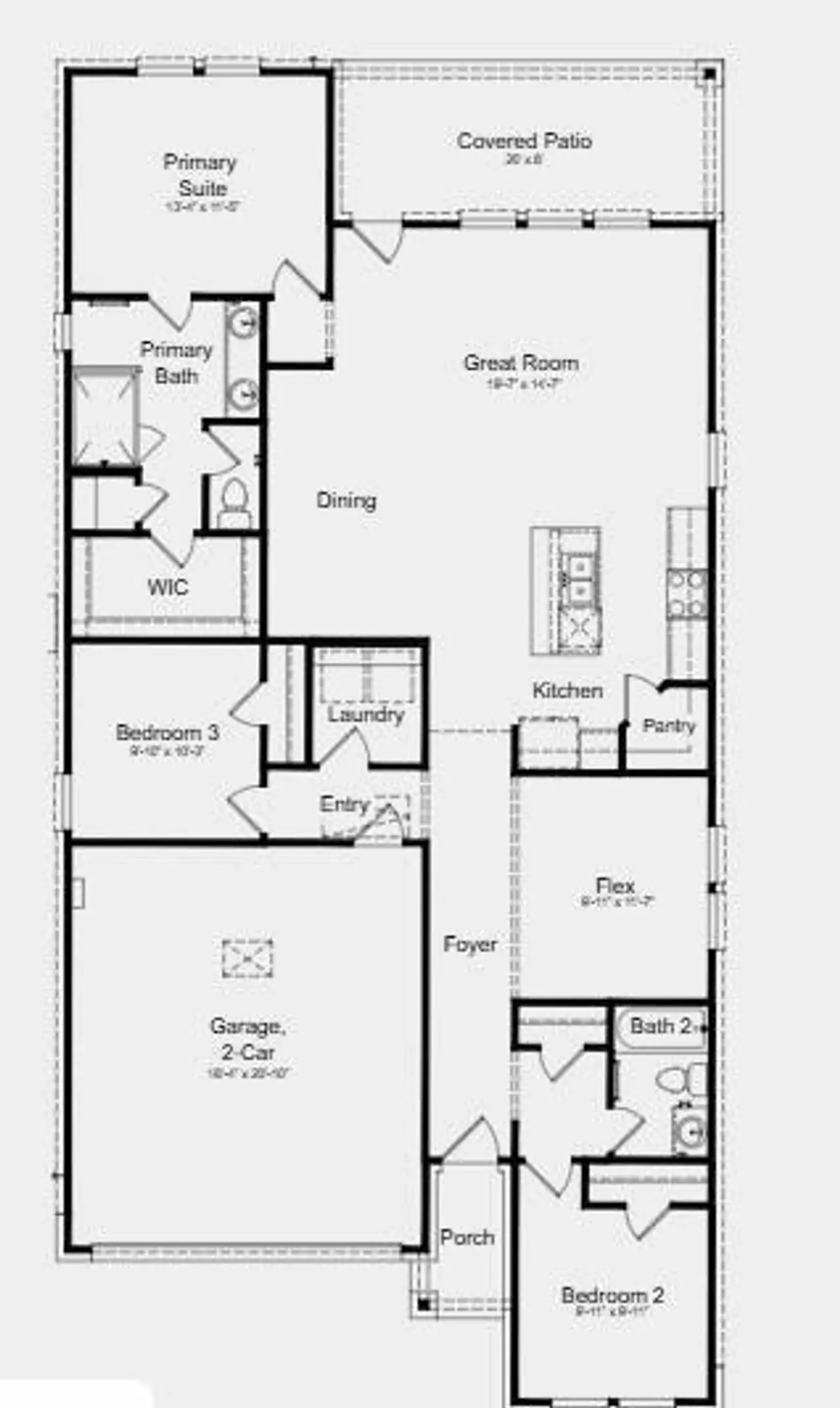 842 Willow Grove Lane - Floor Plan