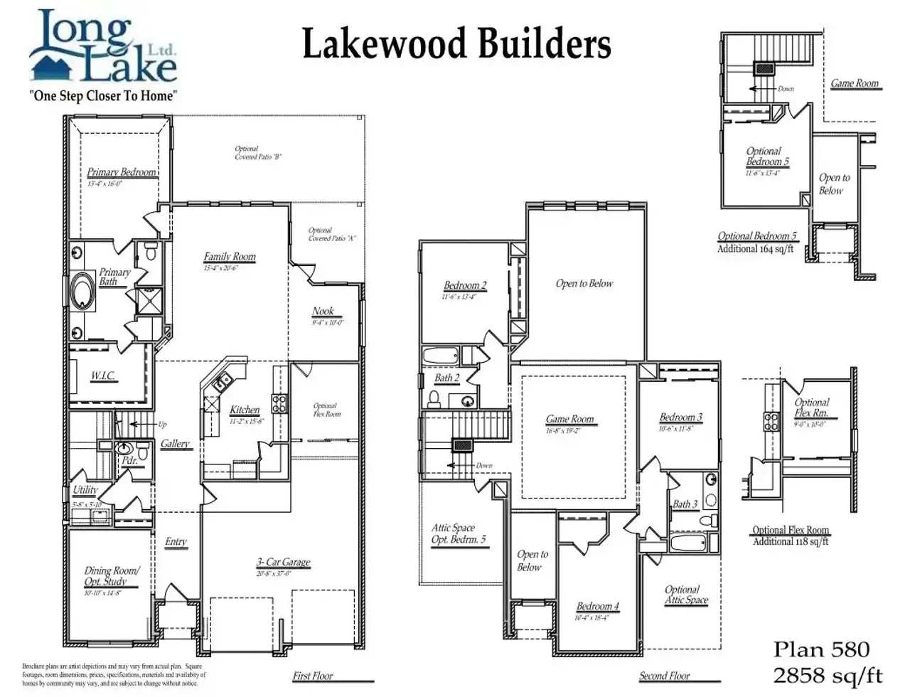 2D floor plan layout of this home in Brentwood Farms, Rosenberg, TX (Image 2).