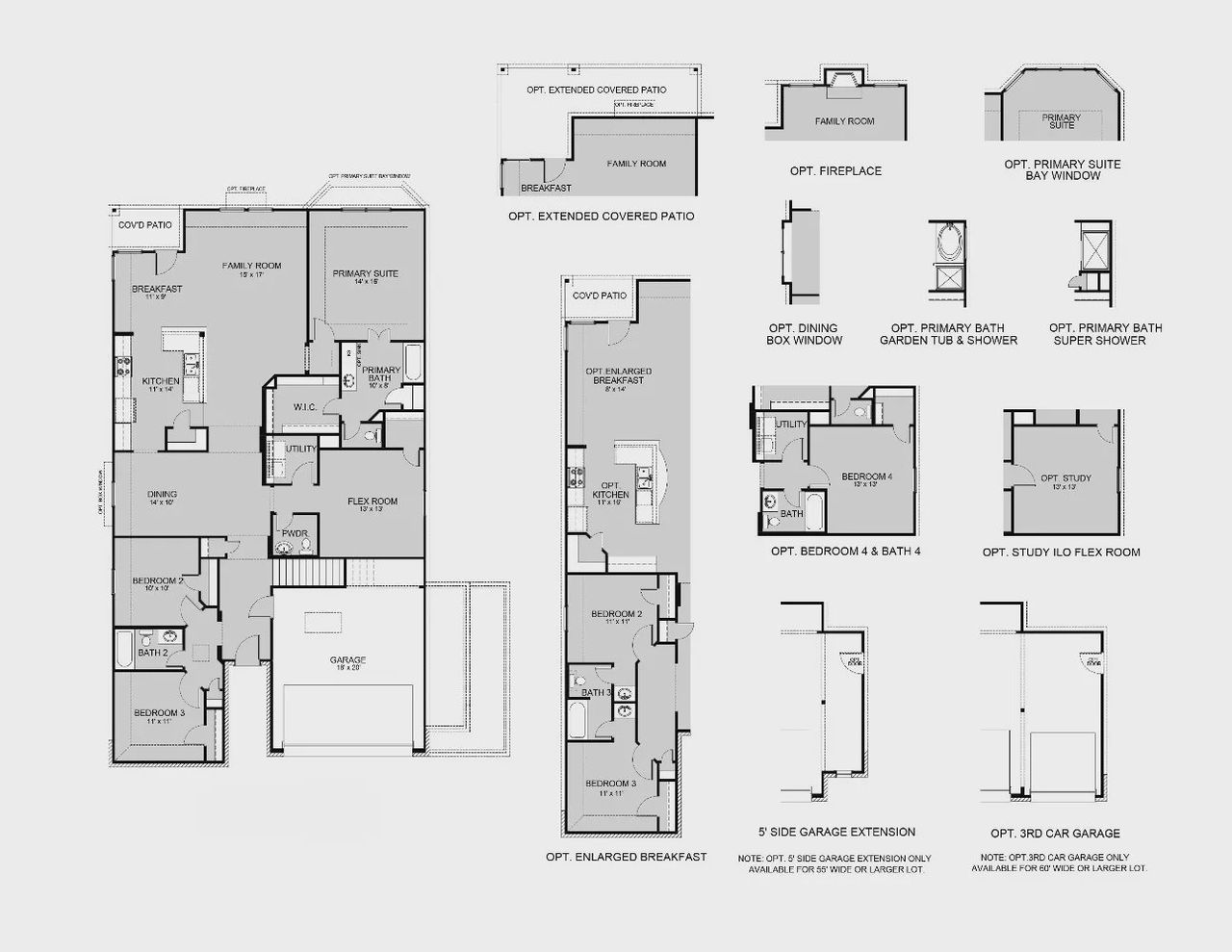 2D floor plan layout for the The Lakewood by Legend Homes in Rocky Creek Crossing, Crowley, TX (Image 2). 2D floor plan layout for the The Lakewood by Legend Homes in Rocky Creek Crossing, Crowley, TX (Image 2).