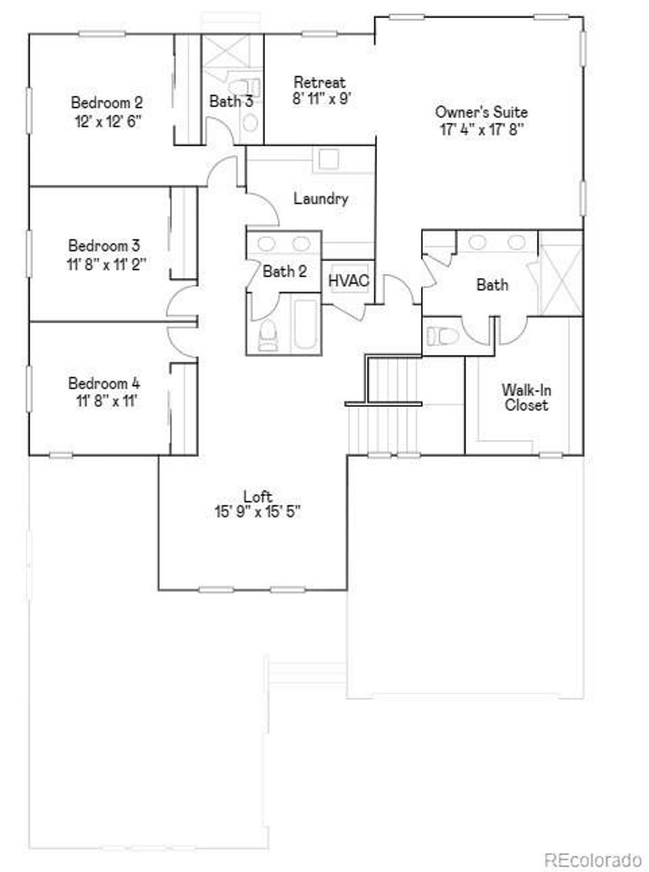 2D floor plan layout of this home in Willow Bend: The Grand Collection, Thornton, CO (Image 2). 2D floor plan layout of this home in Willow Bend: The Grand Collection, Thornton, CO (Image 2).