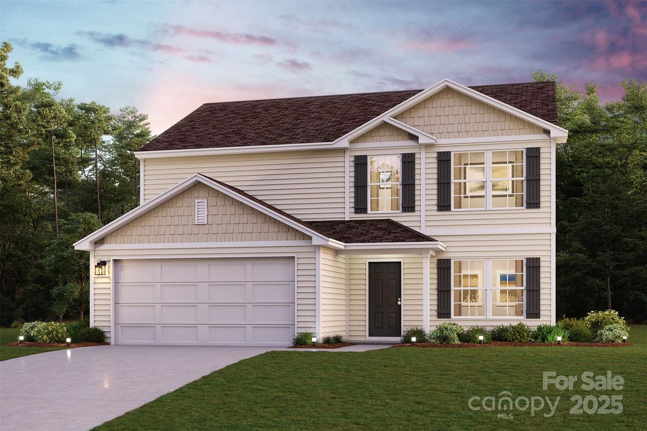 Front exterior of a new home in Buffalo Creek, Union, SC, highlighting curb appeal (Image 2).