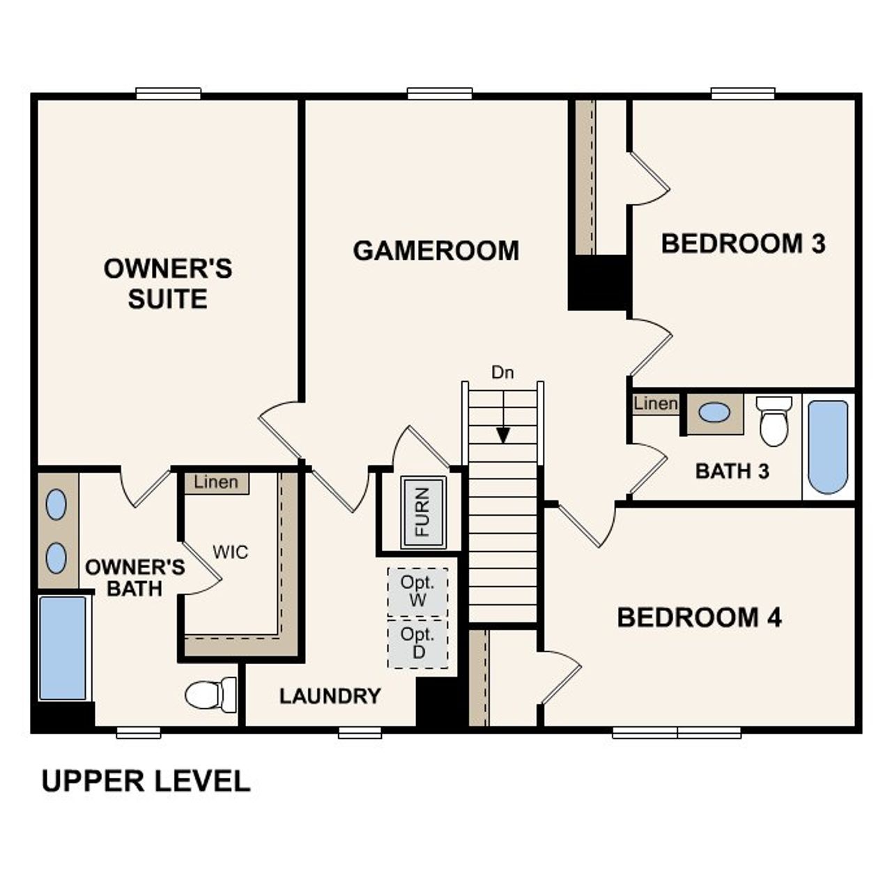 2D floor plan layout for the Cambria by Century Complete in Bennah Oaks, Belleview, FL (Image 2). 2D floor plan layout for the Cambria by Century Complete in Bennah Oaks, Belleview, FL (Image 2).
