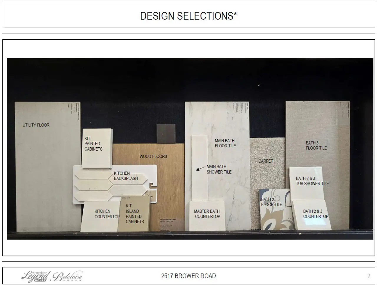 Representative photo of design selections for 2517 Brower Road