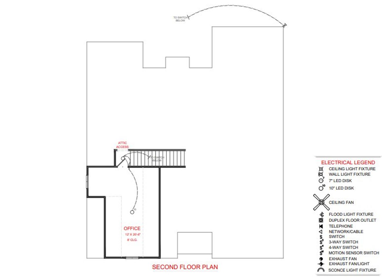 2D floor plan layout for the Madison B by Freedom Home Builders in Oakwood, Newnan, GA (Image 2).