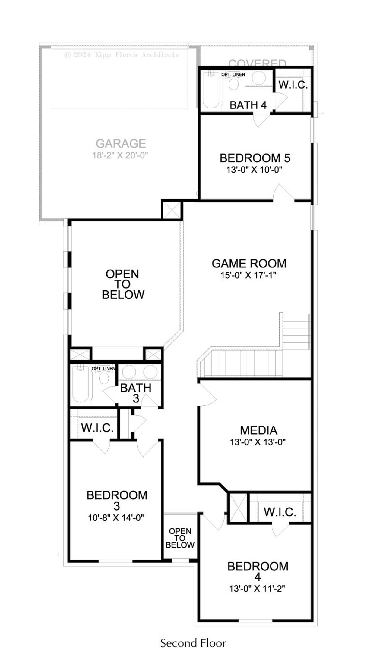 2D floor plan layout of this home in Lexington Frisco, Frisco, TX (Image 2).