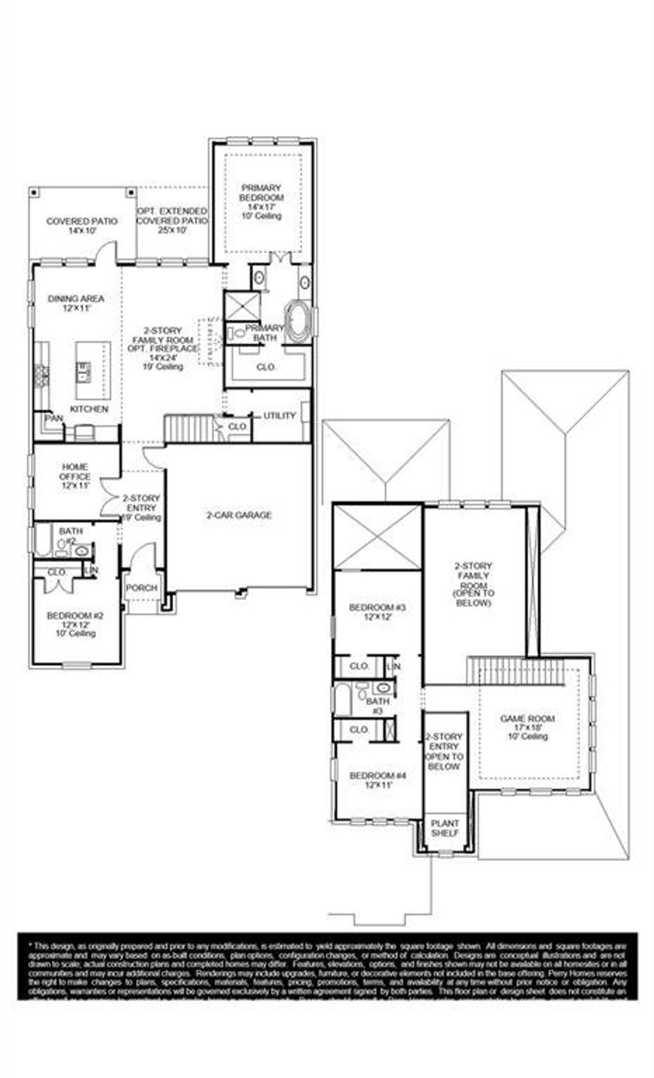 2D floor plan layout of this home in Sweetgrass, Haslet, TX (Image 2).