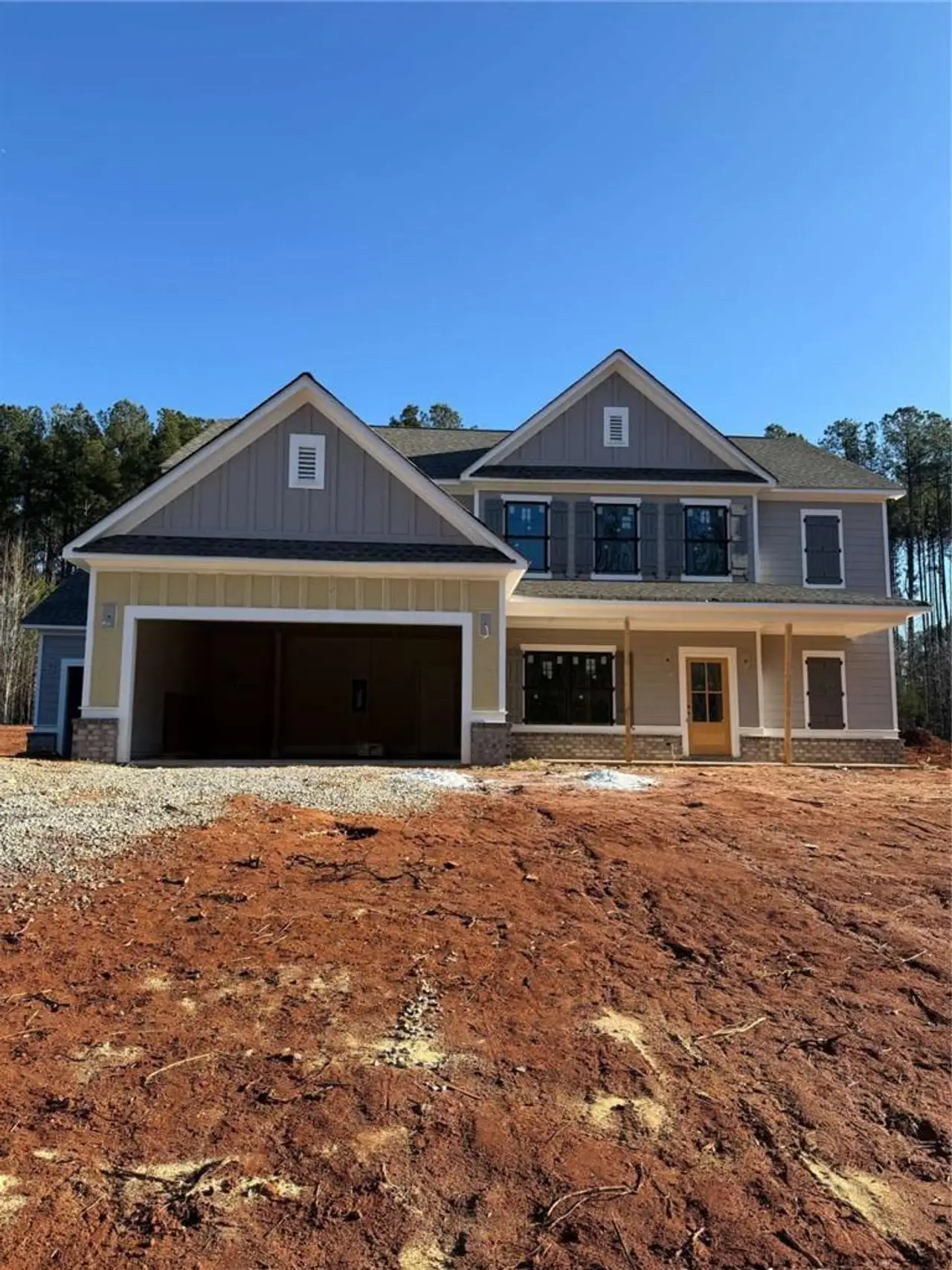 In-progress construction of a new home in Weslyn Park, Social Circle, GA (Image 2).