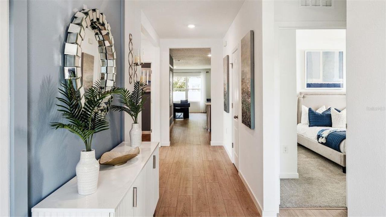 Furnished interior view inside a new home in Bradbury Estates, Sanford (Image 2).