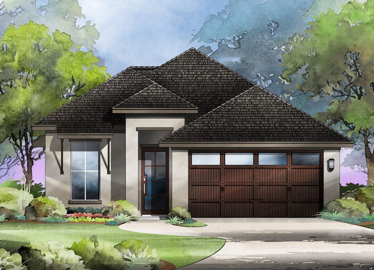 Greystone Plan Elevation C Rendering Greystone Plan Elevation C Rendering