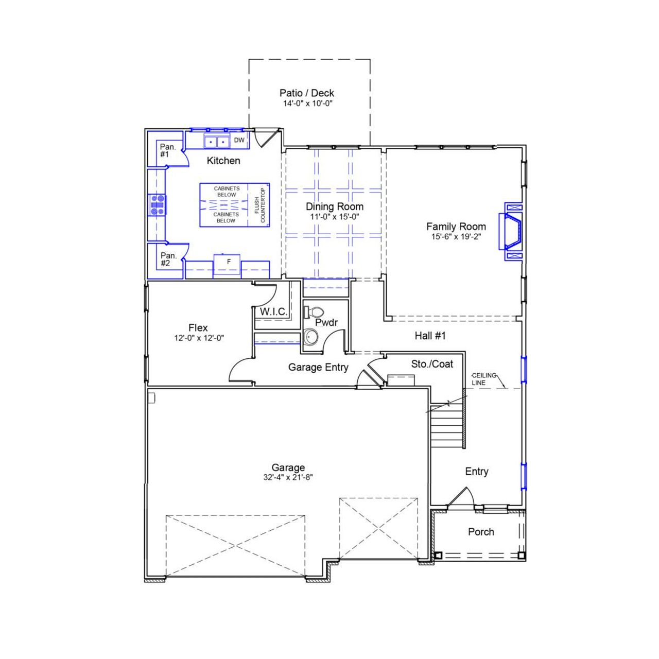 2D floor plan layout of this home in Lilah Grove, Summerfield, NC (Image 2). 2D floor plan layout of this home in Lilah Grove, Summerfield, NC (Image 2).