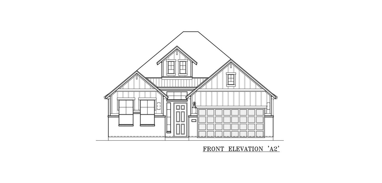Representative exterior photo of a completed home built from the Summerton 50′ by Chesmar Homes in Esperanza – New Phase Now Selling, Boerne, TX (Image 2).