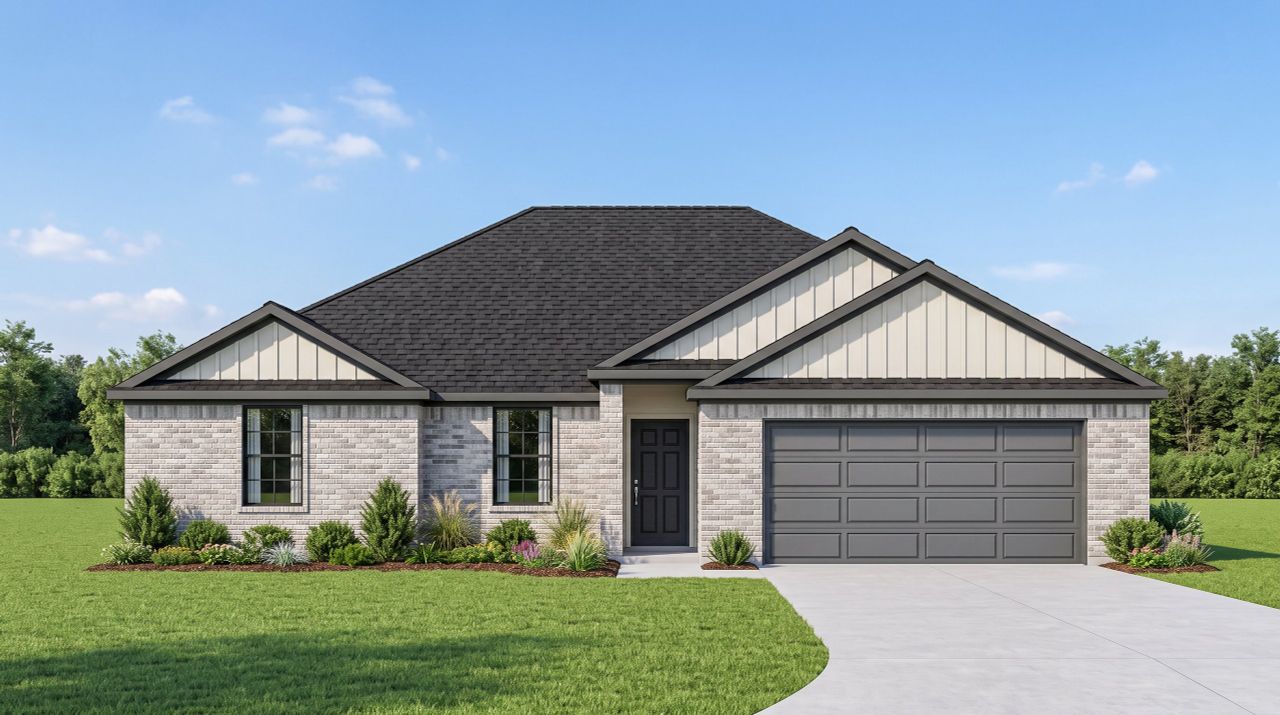 Representative exterior photo of a completed home built from the Rayburn by Our Country Homes in Gatlin Ranch, Springtown, TX (Image 2).