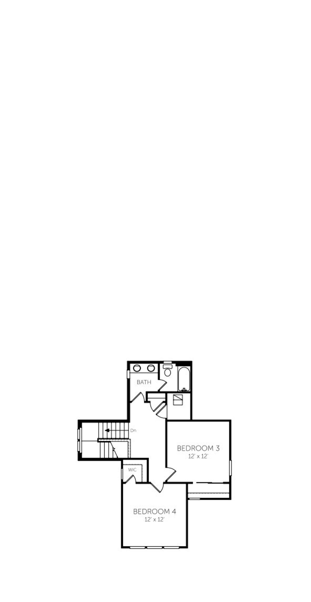 2D floor plan layout for the Savannah - 40' Homesites by Dream Finders Homes in Laureate Park, Orlando, FL (Image 2). 2D floor plan layout for the Savannah - 40' Homesites by Dream Finders Homes in Laureate Park, Orlando, FL (Image 2).