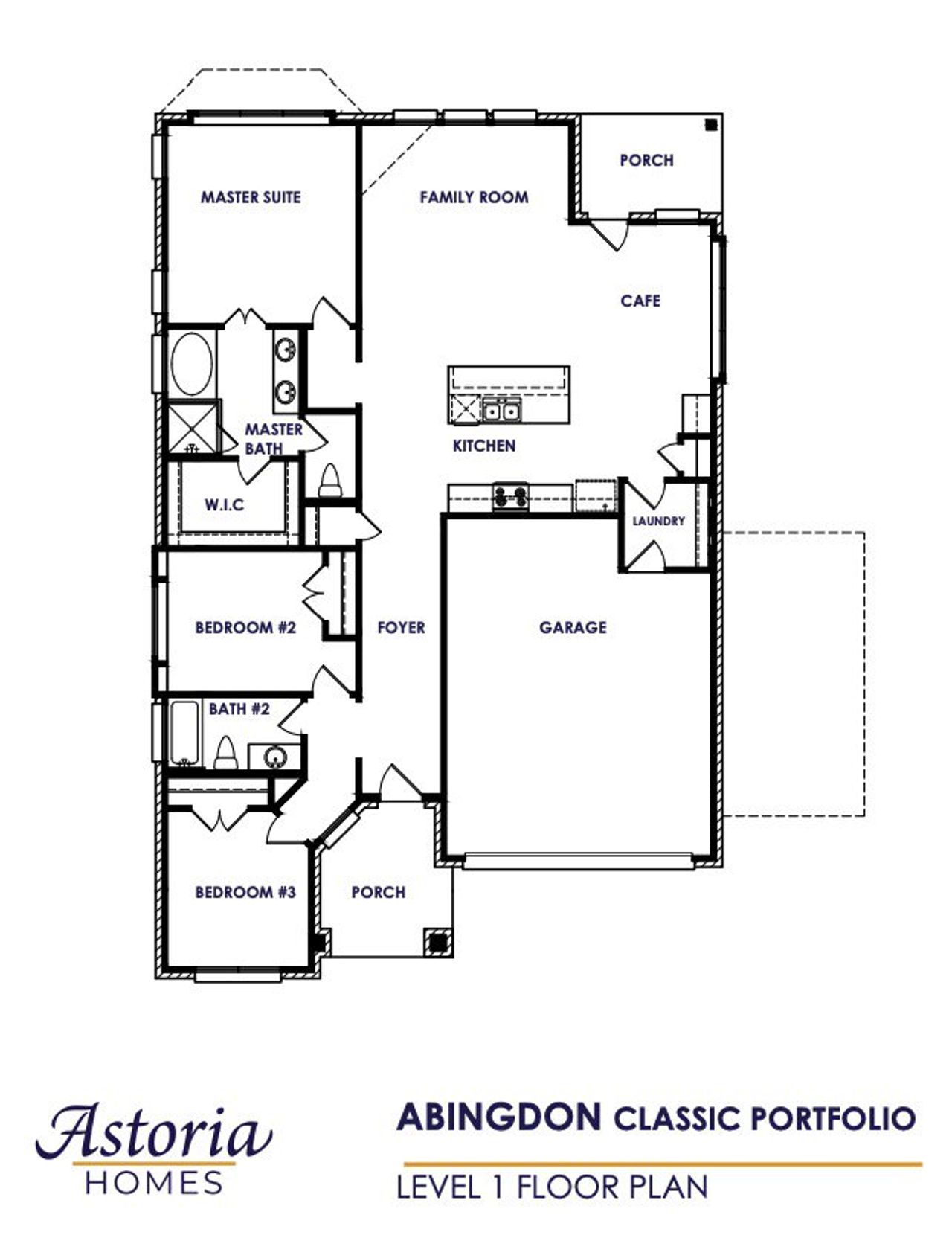 2D floor plan layout for the The Abingdon by Astoria Homes in West Farmington, Van Alstyne, TX (Image 2). 2D floor plan layout for the The Abingdon by Astoria Homes in West Farmington, Van Alstyne, TX (Image 2).